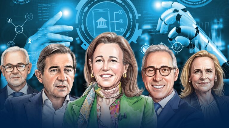 Líderes de la inteligencia artificial en la banca española