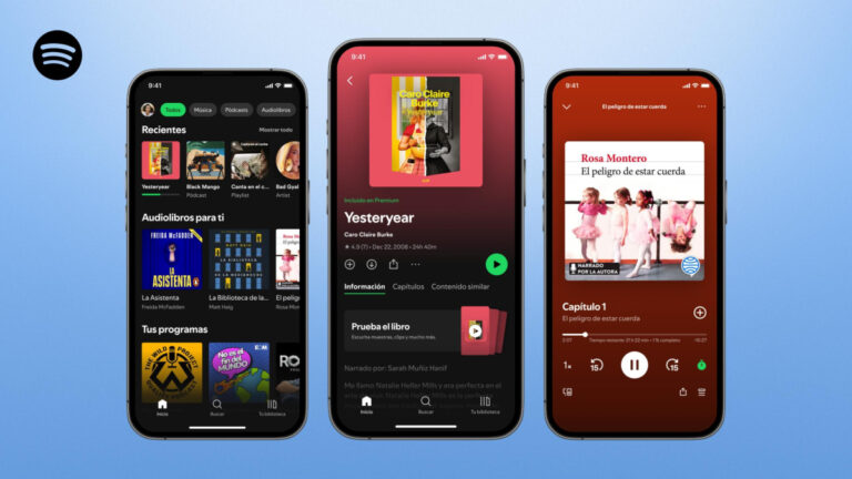 Spotify lanza su servicio de audiolibros en España